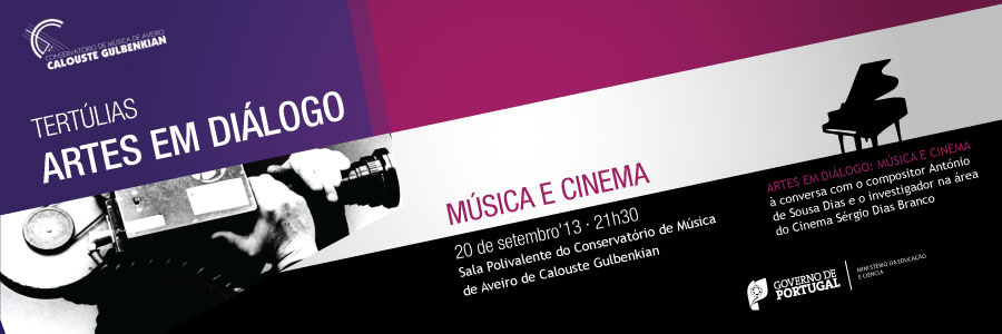 Convite Tertulia Musica e Cinema